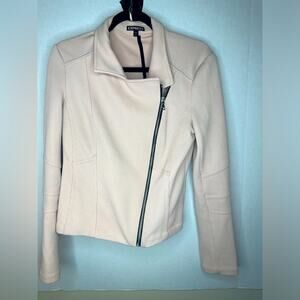 Express Large Light Pink Zip Up Fashion Jacket